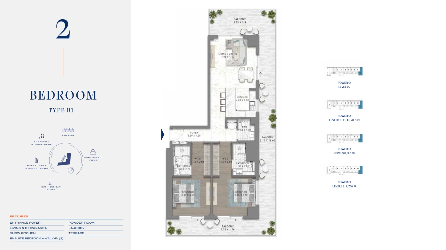 2 BR - Type B